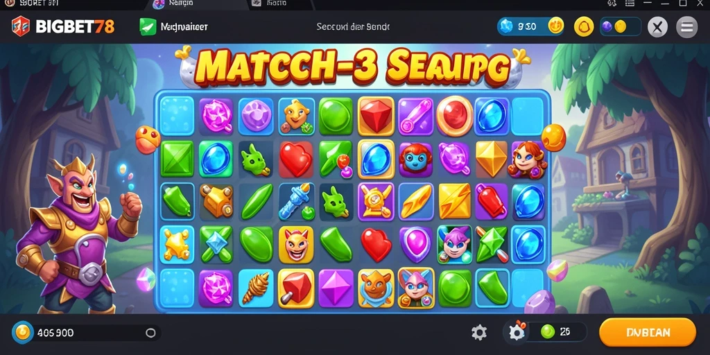 Tampilan gameplay seru dan berwarna dari BIGBET78.