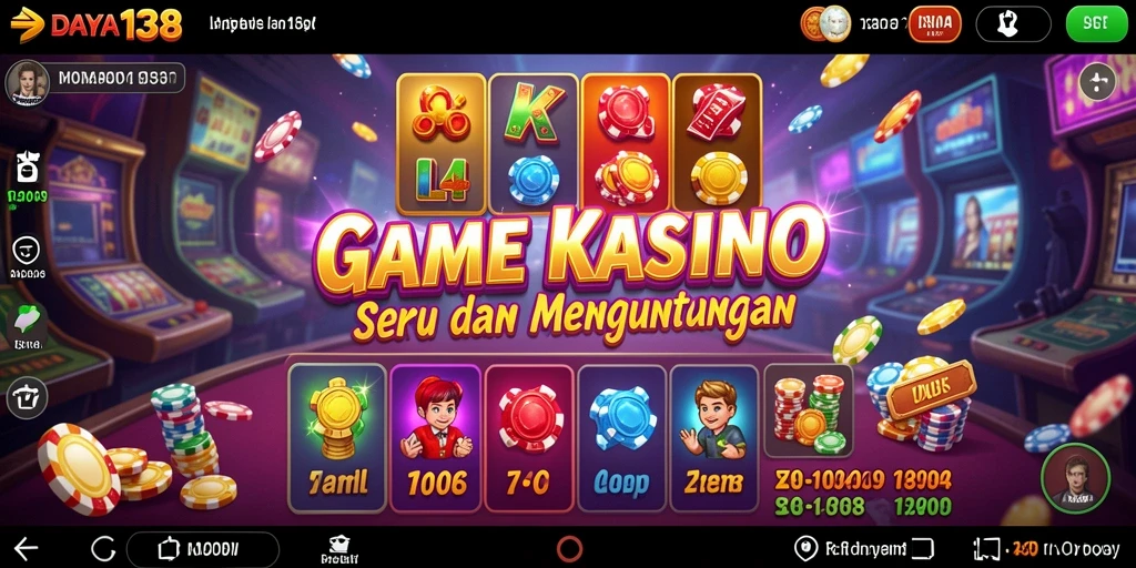 Tampilan gameplay seru dari Aplikasi DAYA138 yang menarik.