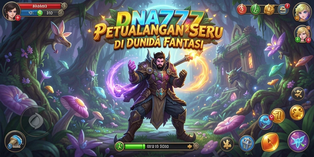 Tampilan gameplay menakjubkan dari DNA777 dalam petualangan seru.