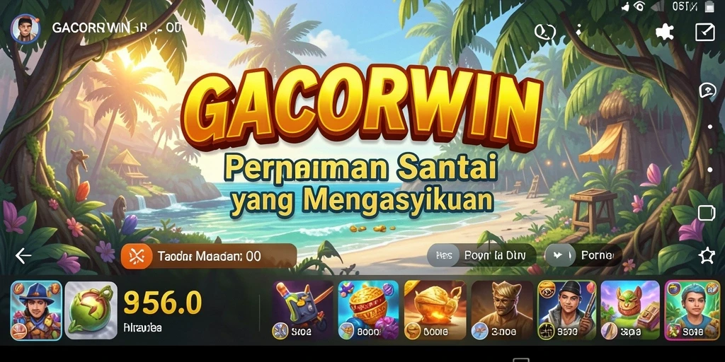 Screenshot GACORWIN menampilkan gameplay yang seru dan santai.