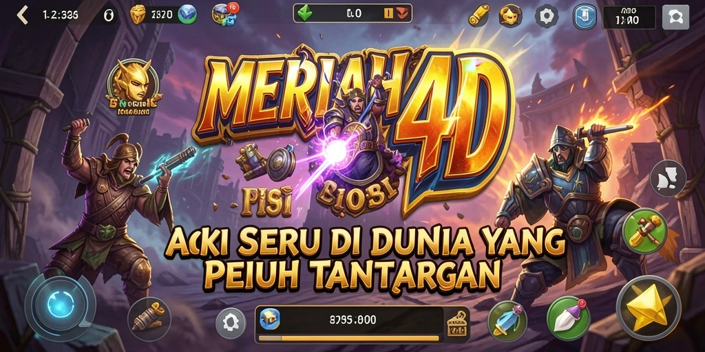Screenshot gameplay MERIAH4D menampilkan aksi mendebarkan dengan grafis yang menawan.