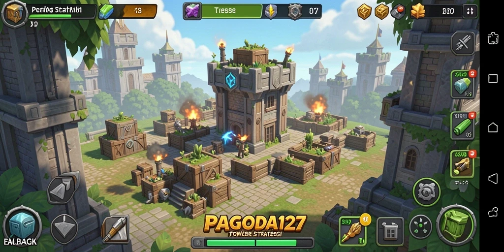 Gameplay seru Tower Defense di PAGODA127 yang penuh aksi.