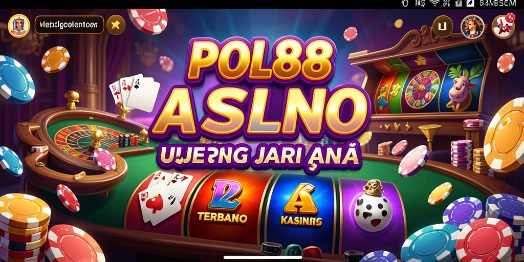 Tampilan utama permainan Kasino POL88 yang mengasyikkan dan interaktif.