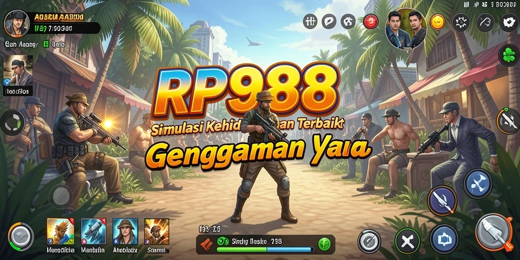 Tampilan gameplay menarik dari game simulasi RP888.